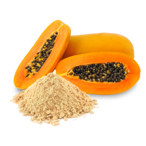 Papaya Fruit with Powder